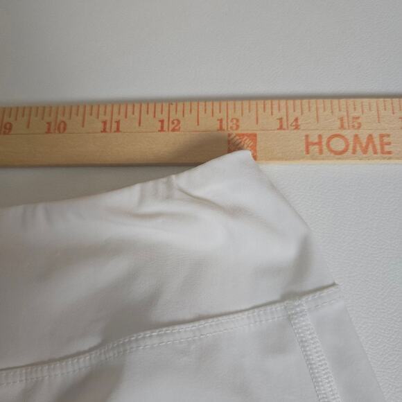 Foray Golf White Shorts Biker Tennis Compression Activewear Sports Stretch M - Picture 3 of 14